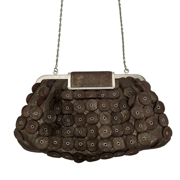 Annabel Ingall Handbags - Annabel Ingall Brown Shimmer Hand Bag